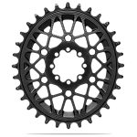 absoluteblack Klinge T-Type Oval 3 mm offset - sort - 30T - SROVTTYPE330BK - allbike.dk