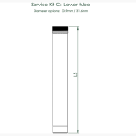 Contec drop-a-gogo dropperpost Servicekit C - Ø31,6 mm - 150 mm drop - 03284494 - allbike.dk