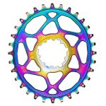 AbsoluteBlack Klinge DM SRAM Boost OVAL - Rainbow - SROVBSTxxRB - allbike.dk